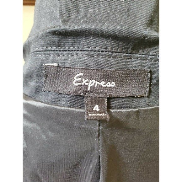 Express Black Cropped Blazer  Size 4 - Picture 10 of 12